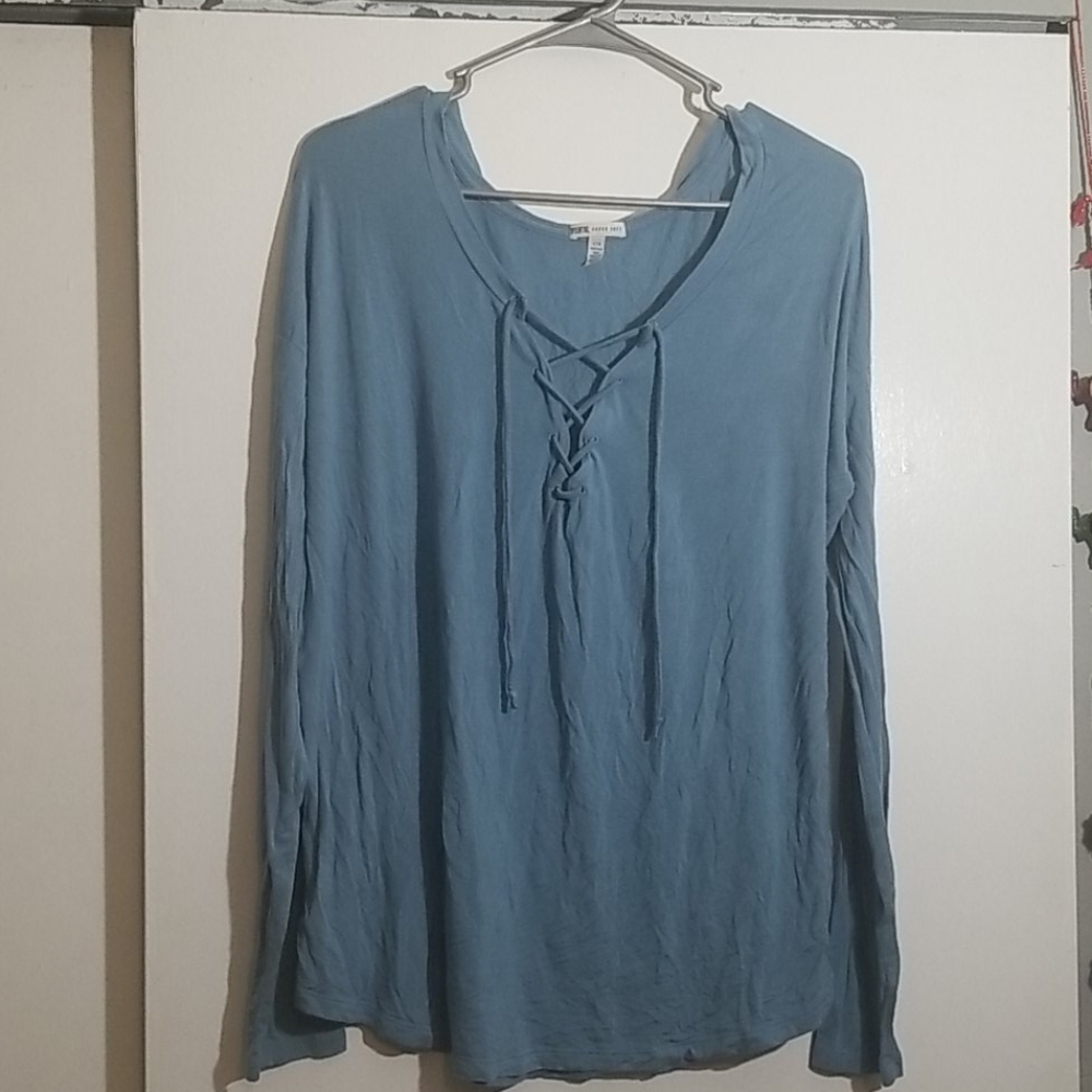 Pink long sleeve t-shirt